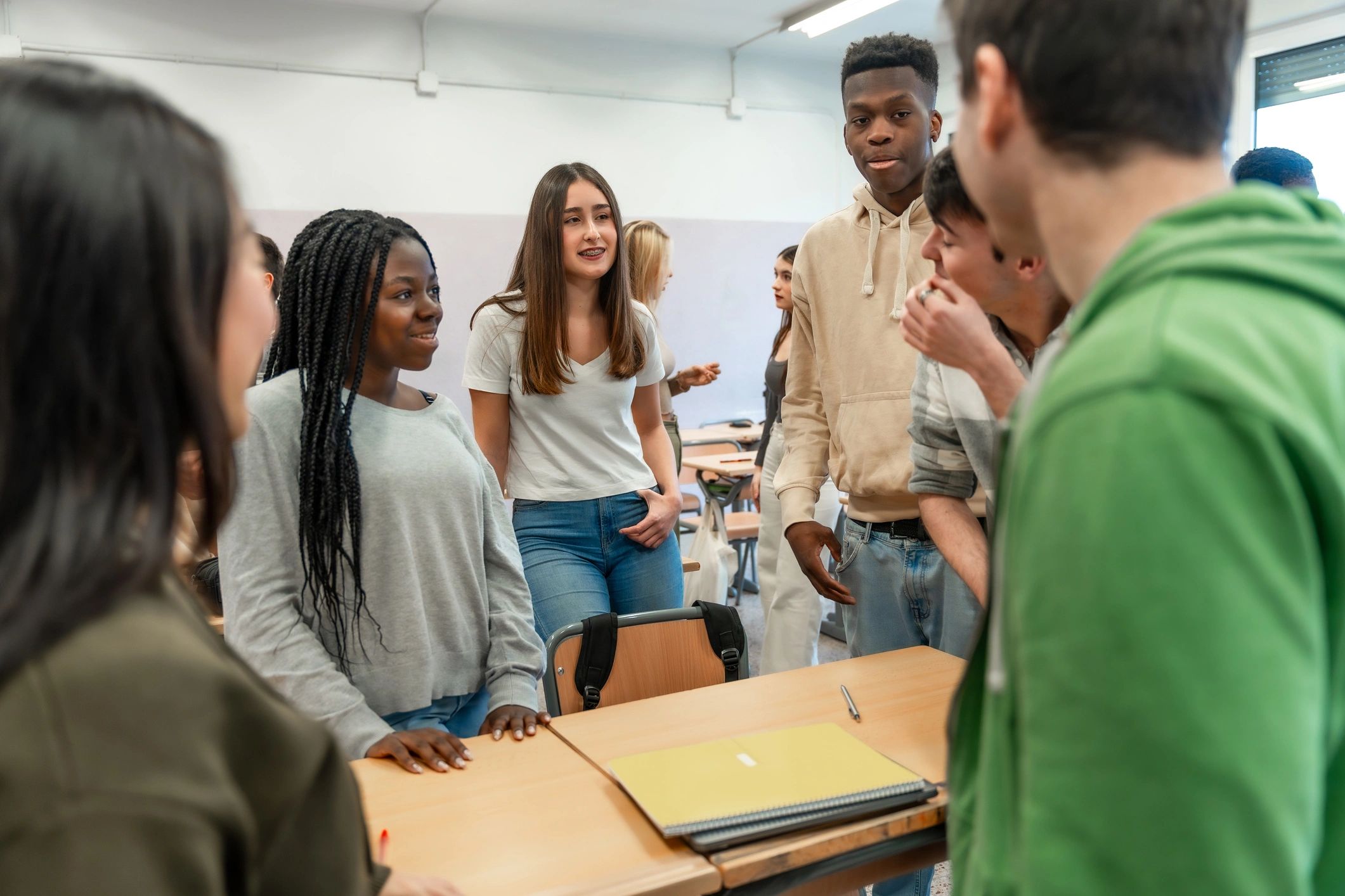 Participants collaborating during an academic workshop