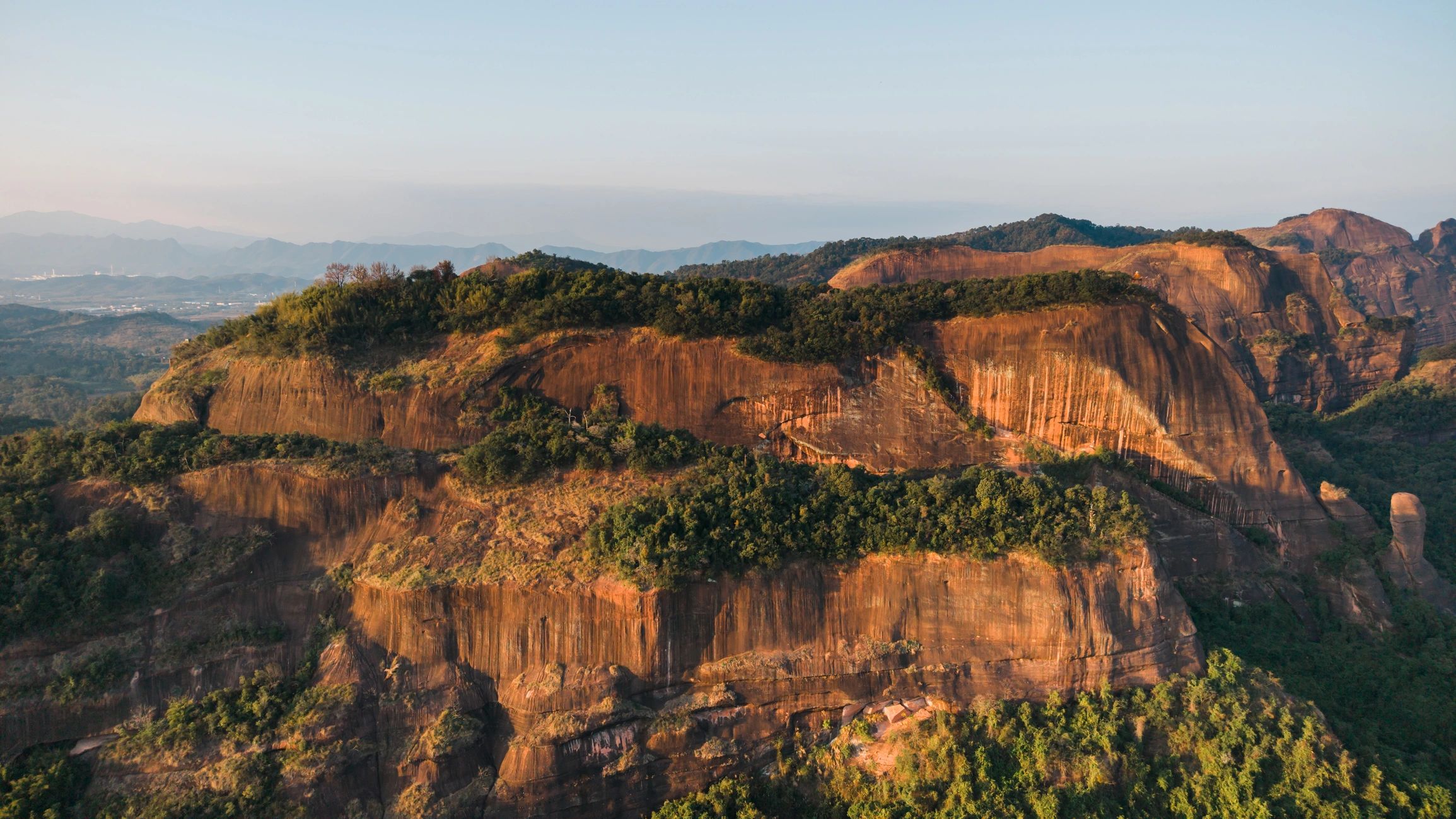 Mountain landscape representing travel and conservation field exploration